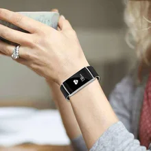 Реальные плавательные сенсорный человек умный Браслет монитор сердечного ритма BT4.0 IP67 Водонепроницаемый Facebook, Twitter сообщение пуш-ап умный Браслет