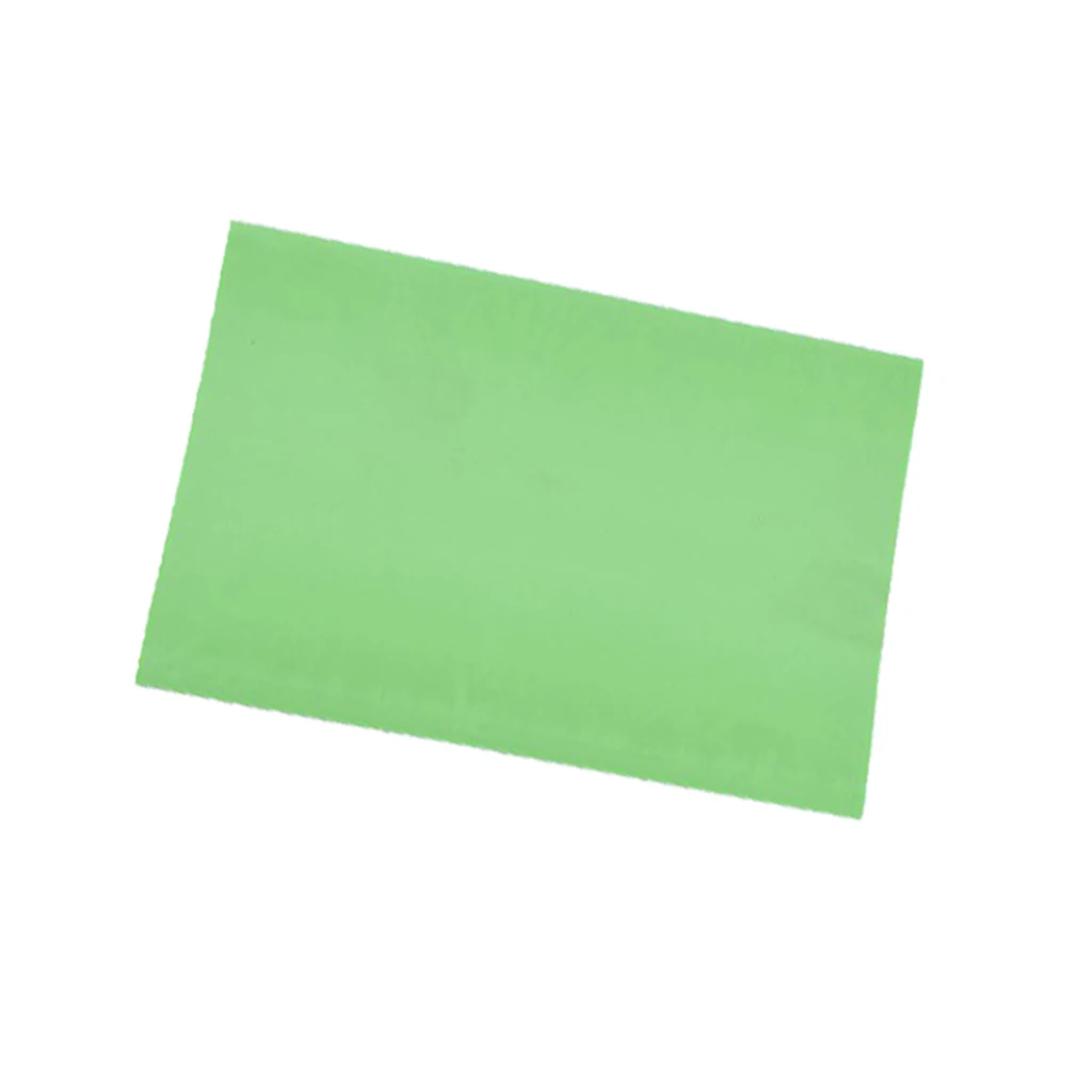 2 Pieces (Light Green White & Orange White) Clear Jelly Rubber Carving Blocks Rubber Stamp DIY Sculpture Tool 15 x 10 x 0.6 cm