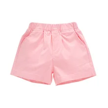 Летние футболки для девочек ясельного возраста, детская одежда, детская одежда, повседневные универсальные шорты, одежда для девочек, 3 цвета, 3-12 лет