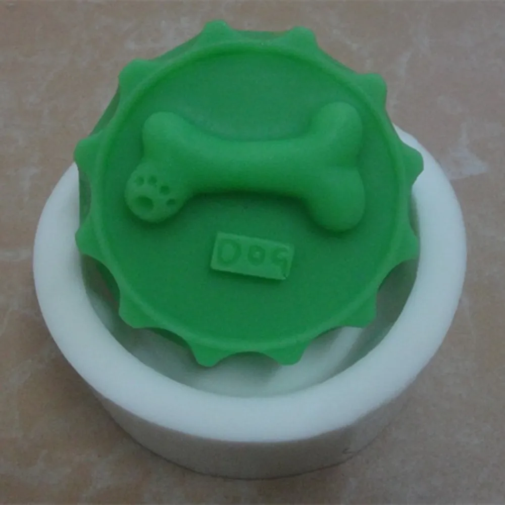 

Dog Bone DIY Soap Mold Handmade Silicone Molds for Soap Decorating Chocolate Cake Molds