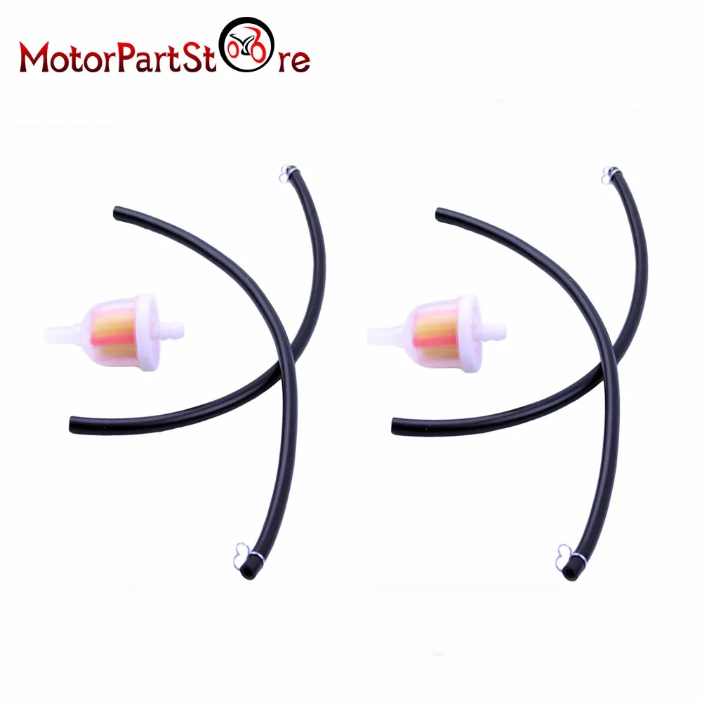 

2 Sets Fuel Filter & Hose for 47cc 49cc Mini Motor Dirt Pit Bike ATV Quad Motocross Motorcycle Accessories