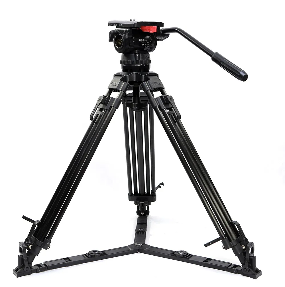 Терис V18T штатив-тренога из углеволокна видео Камера профессиональный штатив с панорамной головкой нагрузка 18кг для красный Tilta Камера буровая установка
