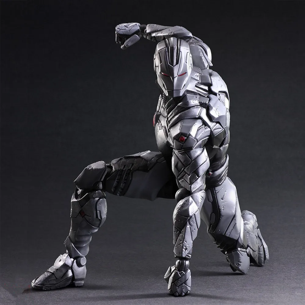 

Iron Man Action Figure The Avengers Grey Ironman Play Arts Kai PVC Toy 25cm Anime Movie Model Iron Man Playarts Kai Superhero