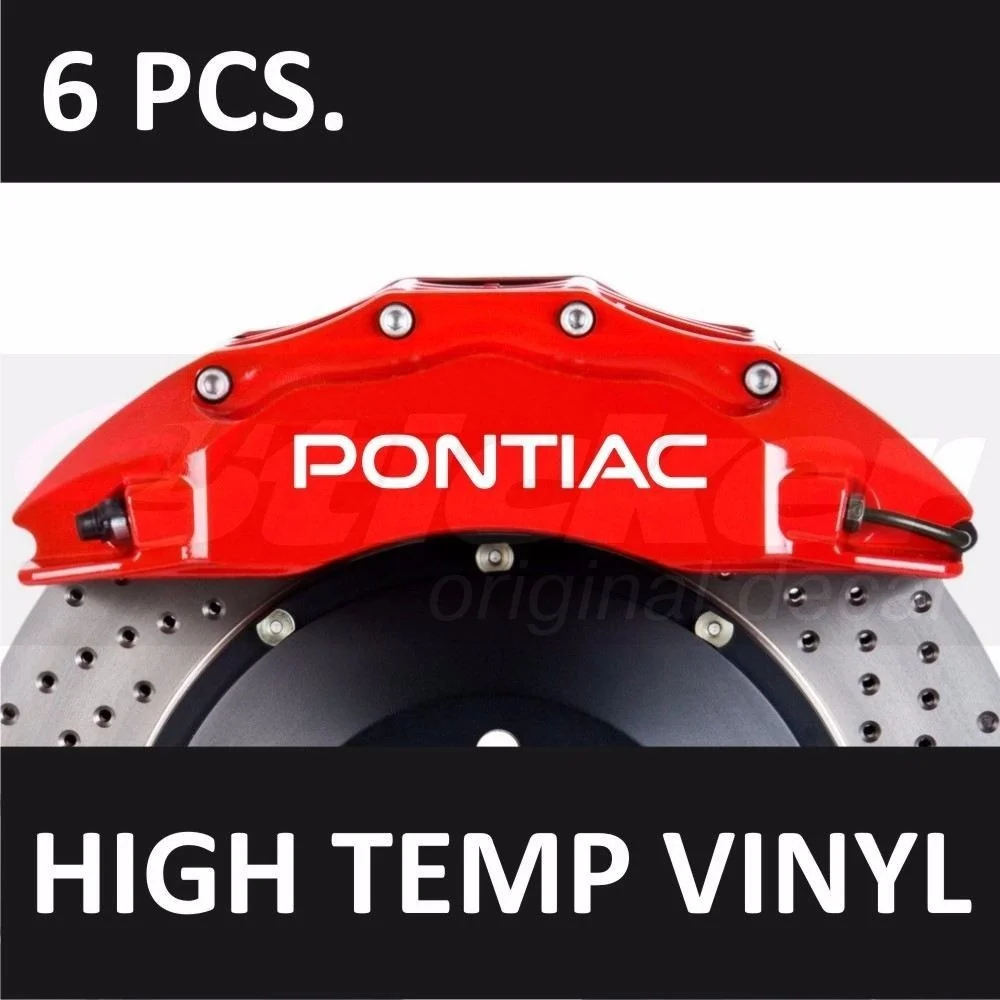 For PONTIAC Premium Brake Caliper Decals Stickers Emblem Logo Car Styling | Автомобили и мотоциклы