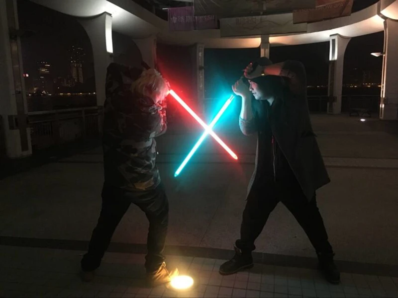 11 Colors Lightsaber Boy Gril Toy Flashing Sword RGB Sword Cosplay Interesting Star Laser Emitting Outdoor Creative Children Toy (14)