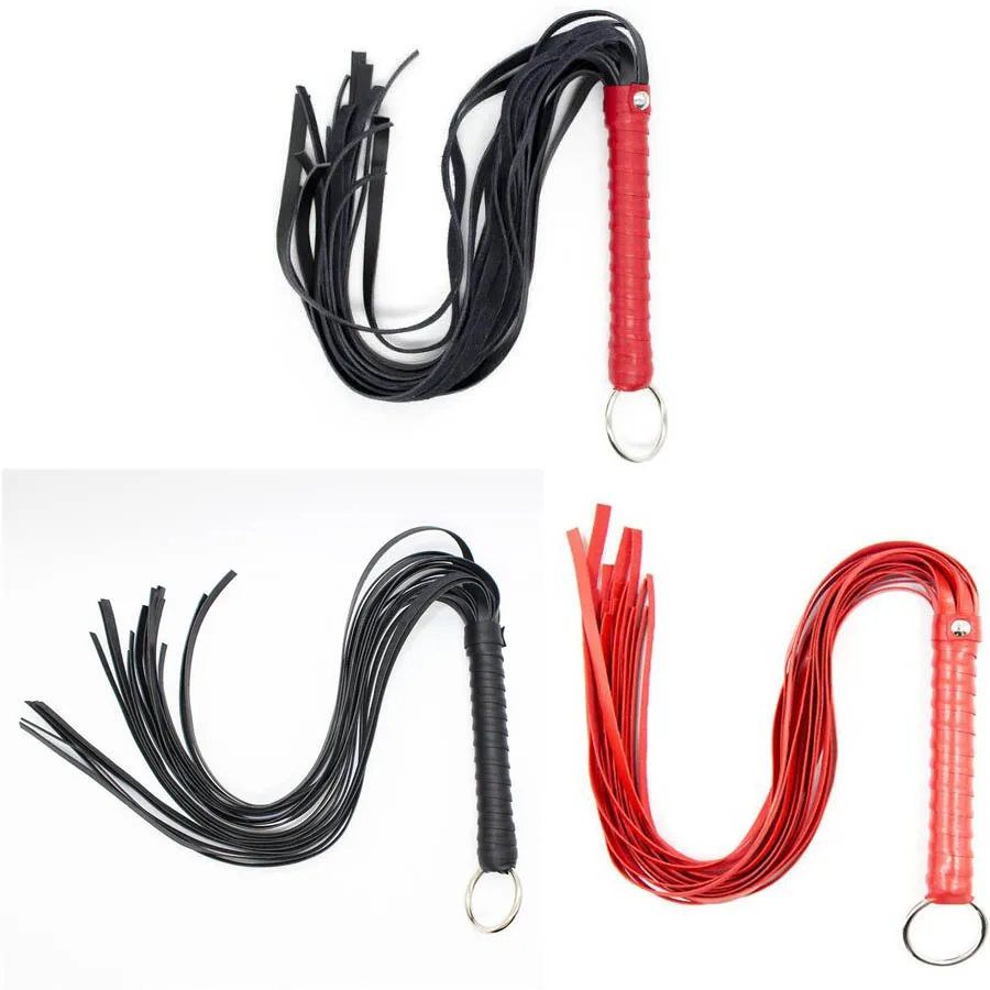 Leather Sex Whip Flogger Uede Leather Tassels Costume Whip Bdsm Sex