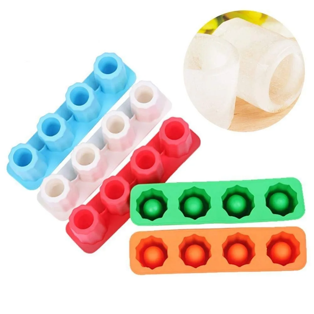 

Dropshipping Ice Cube Tray Mold Makes Shot Glasses Ice Mould Novelty Gifts Ice Tray Summer Drinking Tool Ice Shot Glass Mold