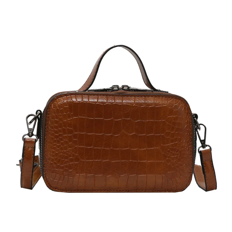 

2019 New Crocodile Shoulder Small Square Bag Messenger Bag
