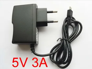 

100PCS 5V 3000mA 3A Mains Micro USB AC-DC Adaptor Power Supply Charger 4 Raspberry PI 2 EU plug