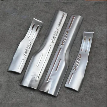

Stainless steel Door Sill Internal Scuff Plate Trim For Mitsubishi ASX 2011-2017