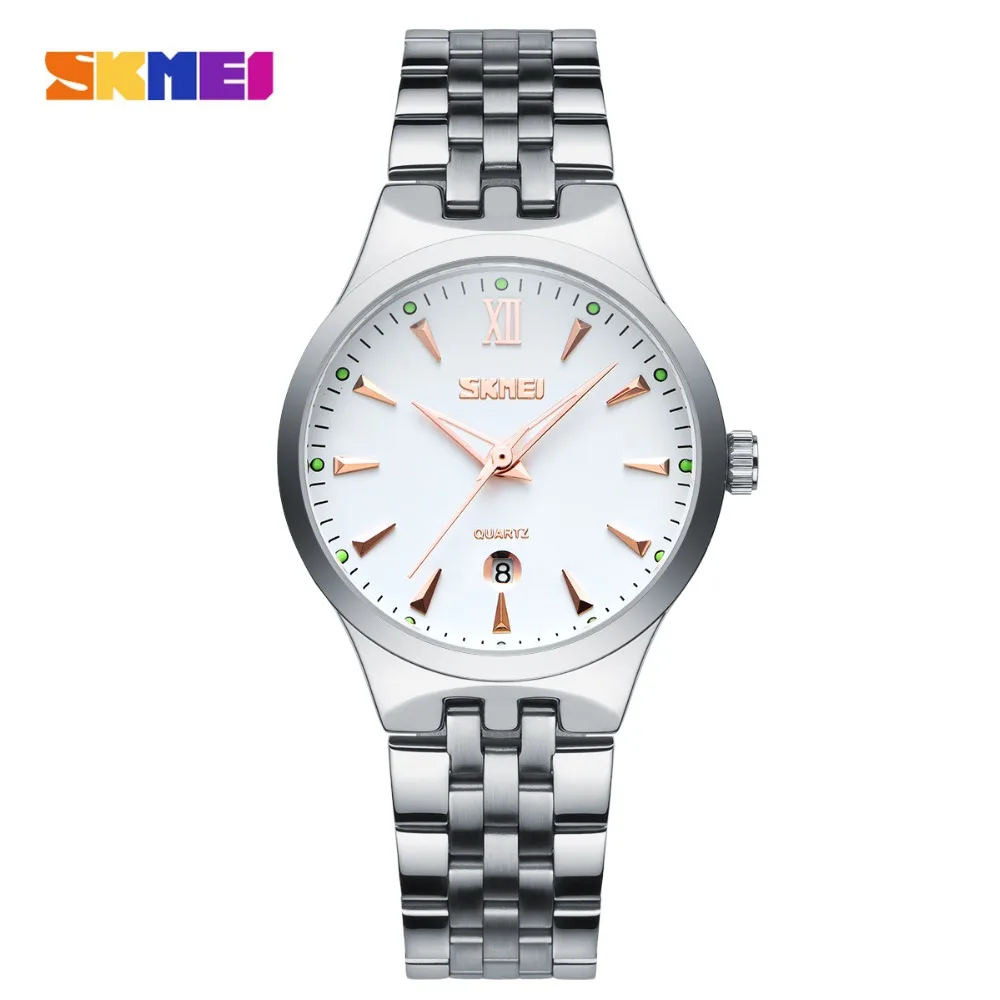 

SKMEI Mens Watches Top Brand Luxury Fashion Casual Watch Men's Quartz Watches Dress Wristwatches Steel Quartz-Watch Reloj Hombre
