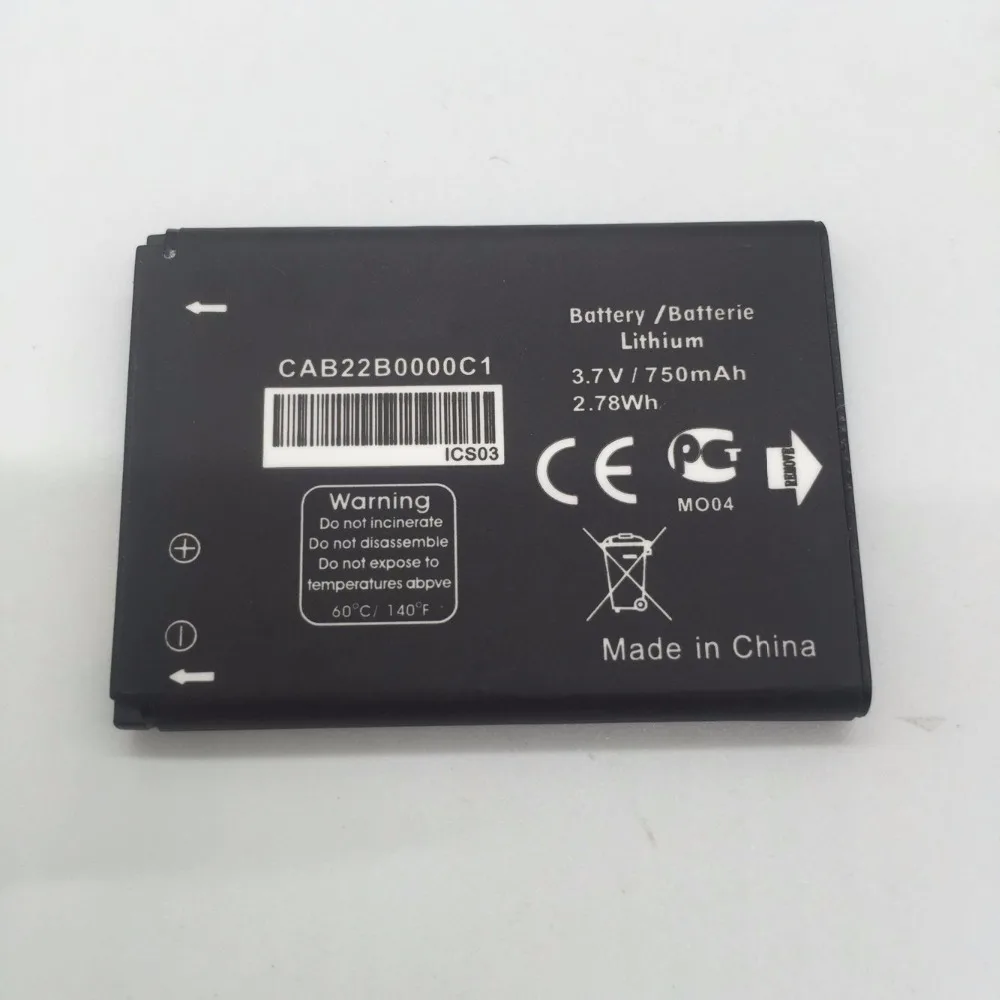 10PCS NEW 750mAh battery for Alcatel One Touch 1008 1009X 1010D 1010X