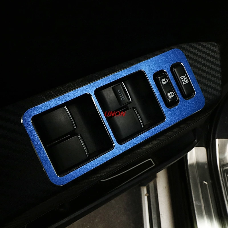 

Aluminum Alloy Window Switch Adjust Lift Panel Cover Trim Garnish Frame for Toyota RAV4 2014 2017 2018 2019