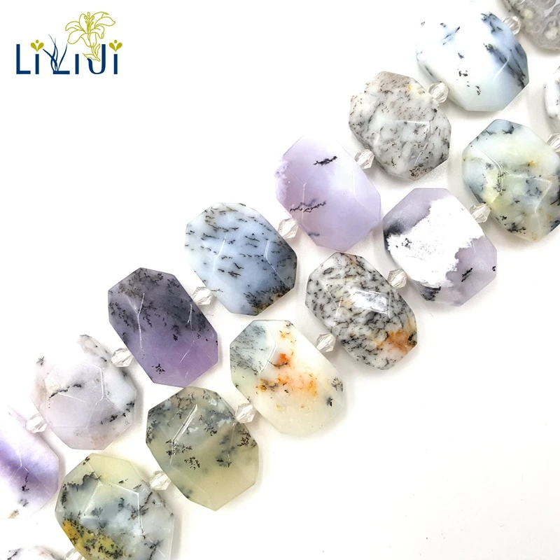 LiiJi уникальный Merlinite Опалит без огранки формы камень свободные бусины около 16x21-18x25 мм для DIY ювелирных изделий около 39 см