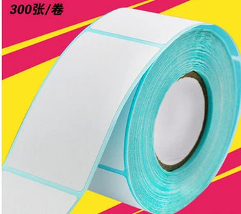 

JP-4070 thermal adhesive label paper 40*70mm 400PCS/Roll thermal paper three bar code paper label paper 2rolls/Lot