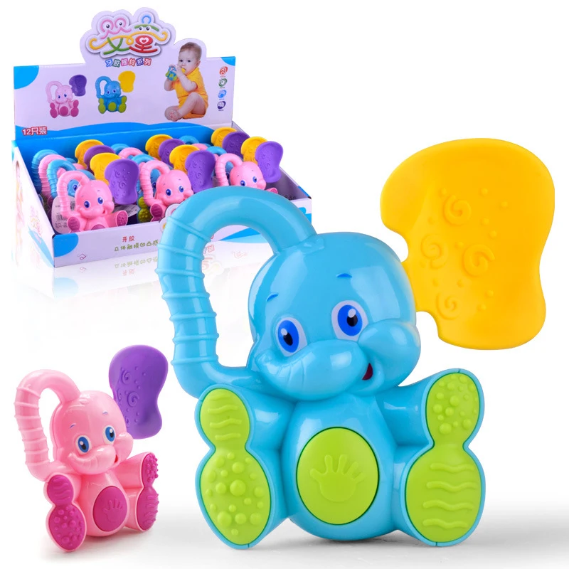 

Baby Rattles Toys Newborn Hand Bells Animal Doll Baby Toys 0-12 Months Teether Development Infant Early Educational Hand Bell
