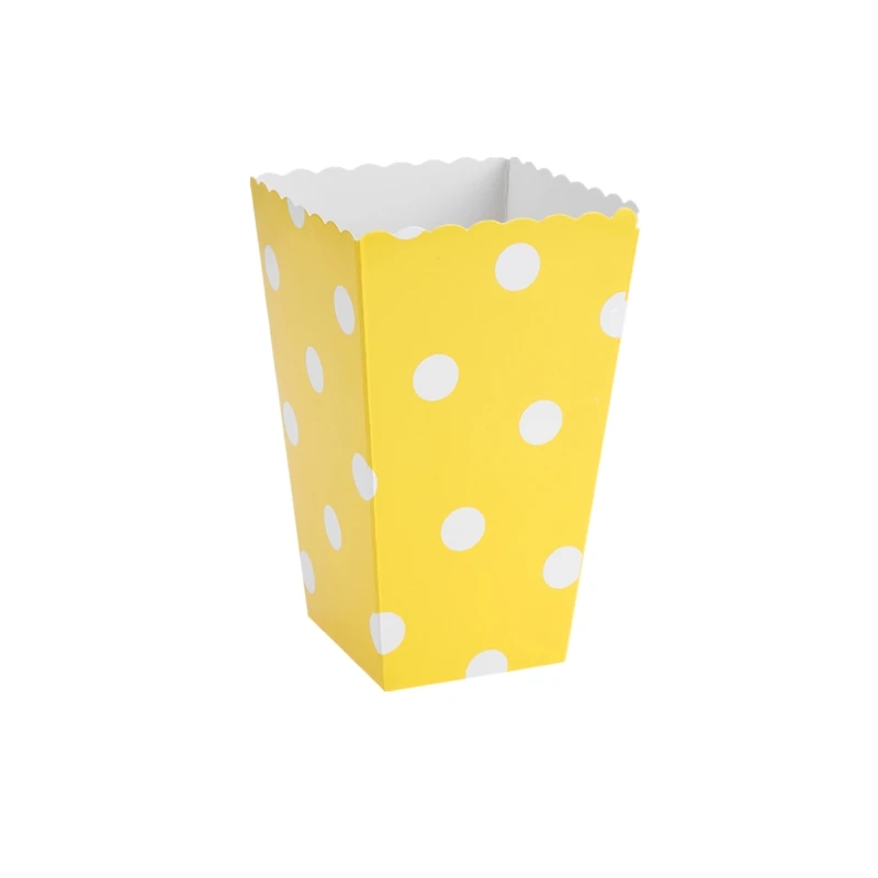 

Popcorn Box 6 PCS/lot Pop Baby Shower Mini Chevron Popcorn Box Party Favor - DIY Party Favor Pop Corn Box Pink Sky Blue Purple