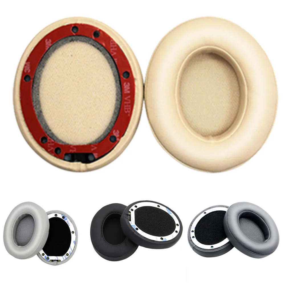 

3 Colors Ear Pads Replacement Ear Cushion Pads Ear Cups for Beats by Dr. Dre Studio 2.0 Wireless Dark Gray Khaki Gray#H10