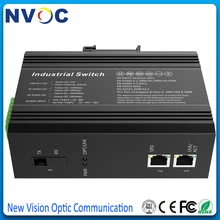 10/100M 1 волокно+ 2UTP(2RJ45), 1310/1550, 20 км SC, 100 м одиночный режим симплексный неуправляемый промышленный оптоволоконный медиа-конвертер
