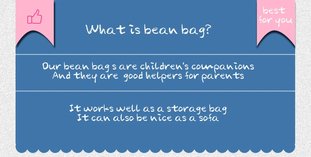 Я-для хранения Bean Bag дети Органайзер изготовлен Enhanced хлопок холст по периметру 223 см 88"