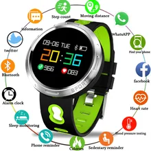 LIGE мужские часы цветной OLED водонепроницаемый tuch экран Smartwatch пульсометр кровяное давление Шагомер фитнес кровяное давление