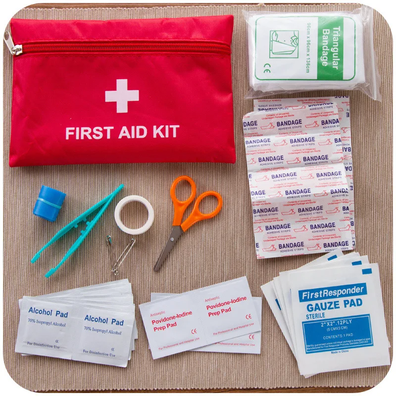 12 Kinds/pack Emergency Kits First Aid Kit Survival Hiking Camping Travel Medical Emergency