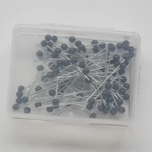 100 шт./кор. т шпильки для парика на головка из вспененного материала стиль Т-образная игла манекен тип головы швейная салонная укладка инструменты