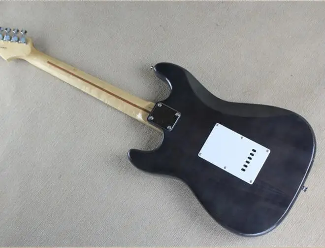 

CustomGray pattern body Electric Guitar with white pickguard ,maple Fingerboard,can be changed as you request free shipping