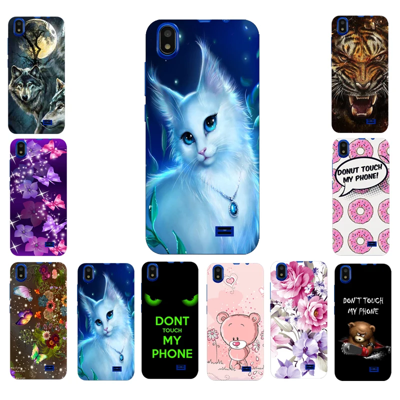 

Charming Pretty Beautiful Cats Pattern Case For Prestigio Wize Q3 PSP3471DUO Back Cover Shell Bag Housing Animal Cases
