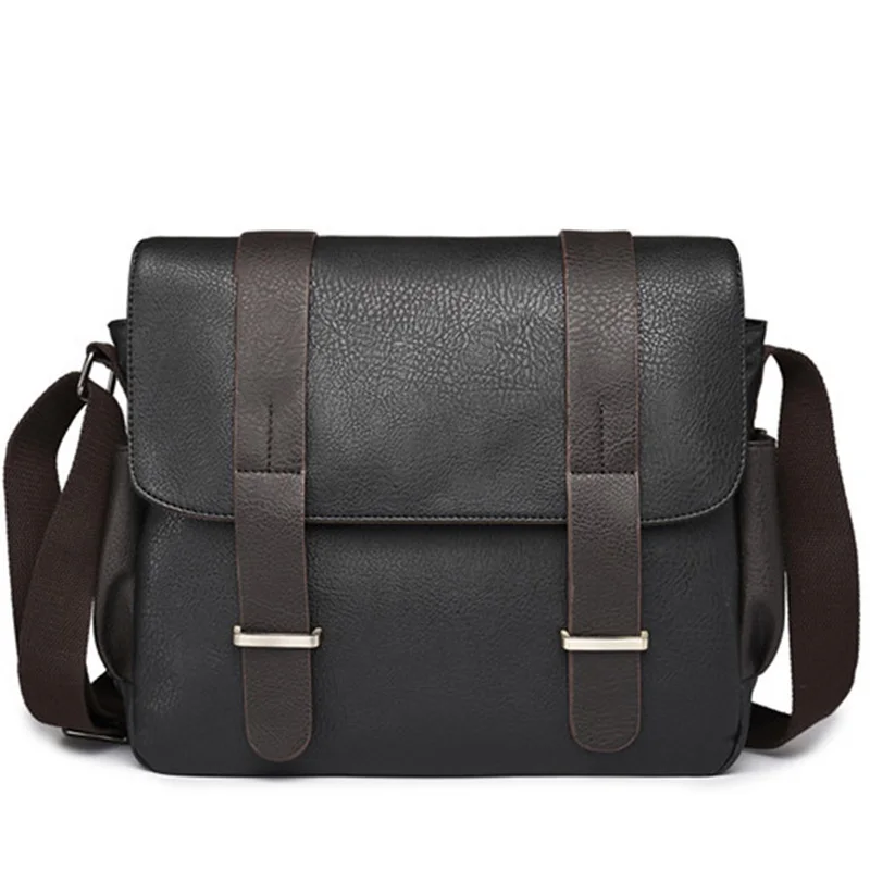 

2018 Casual Men's Shoulder Bag PU Leather Male Messenger Bags for Men Laptop Bag Crossbody Bag Travel Business Brand Briefcases