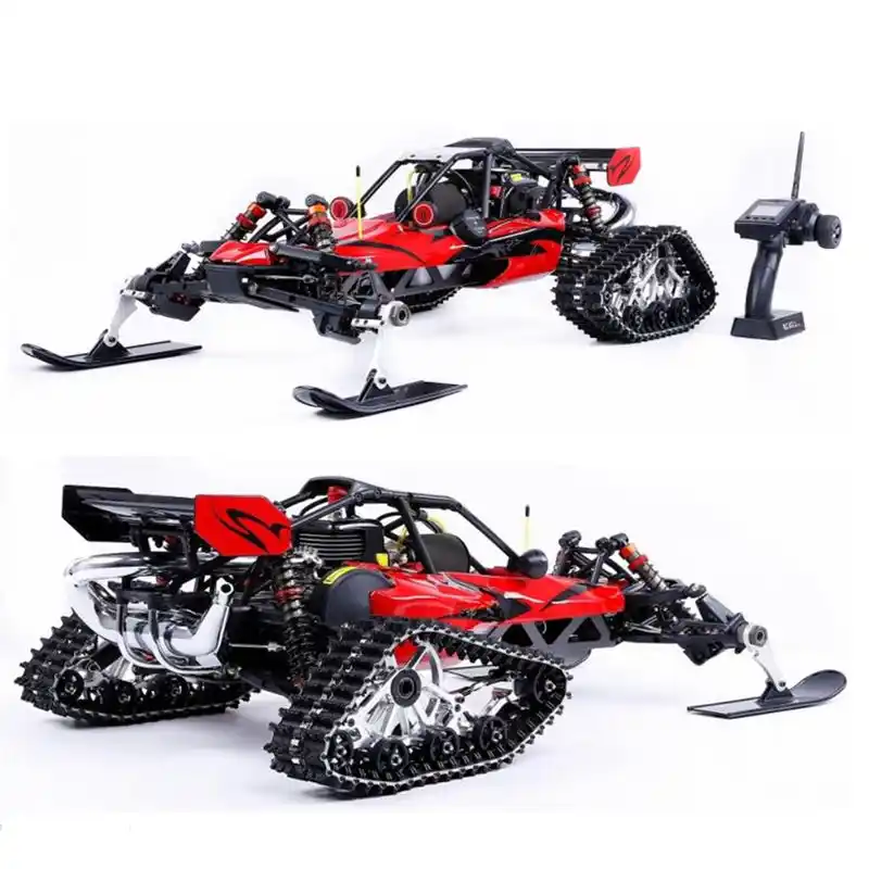gas powered remote control snowmobile