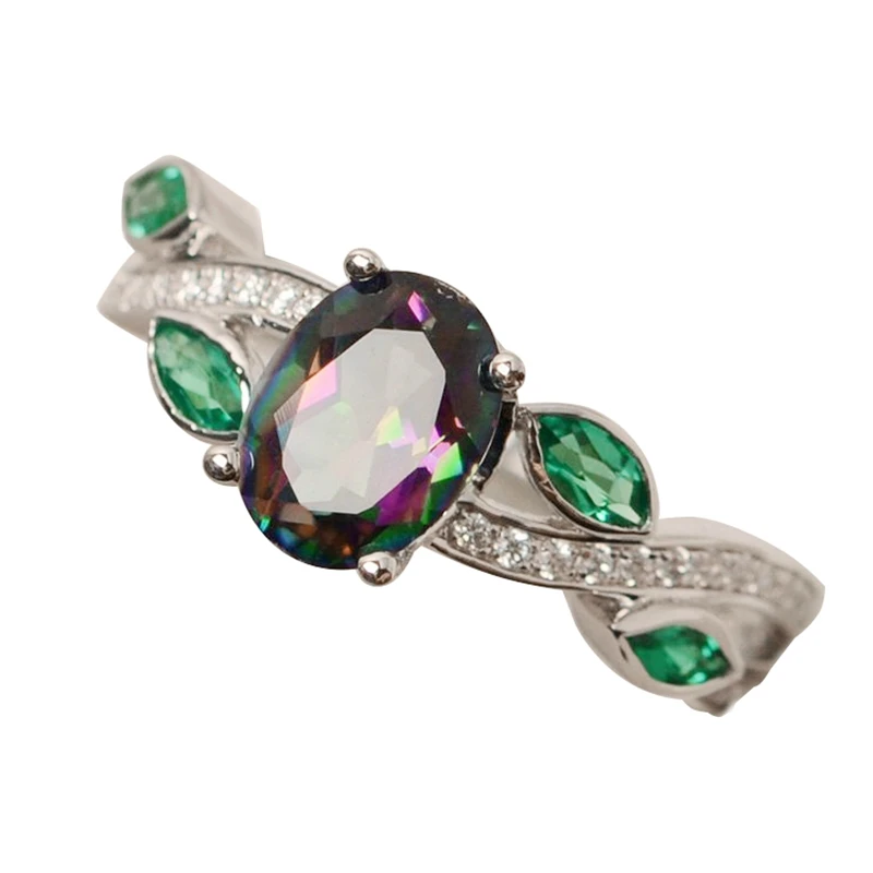 

Austria Crystal Rings Silver Color Finger Ring Wedding Engagement Zircon Crystal Rings Women Jewelry Wholesale