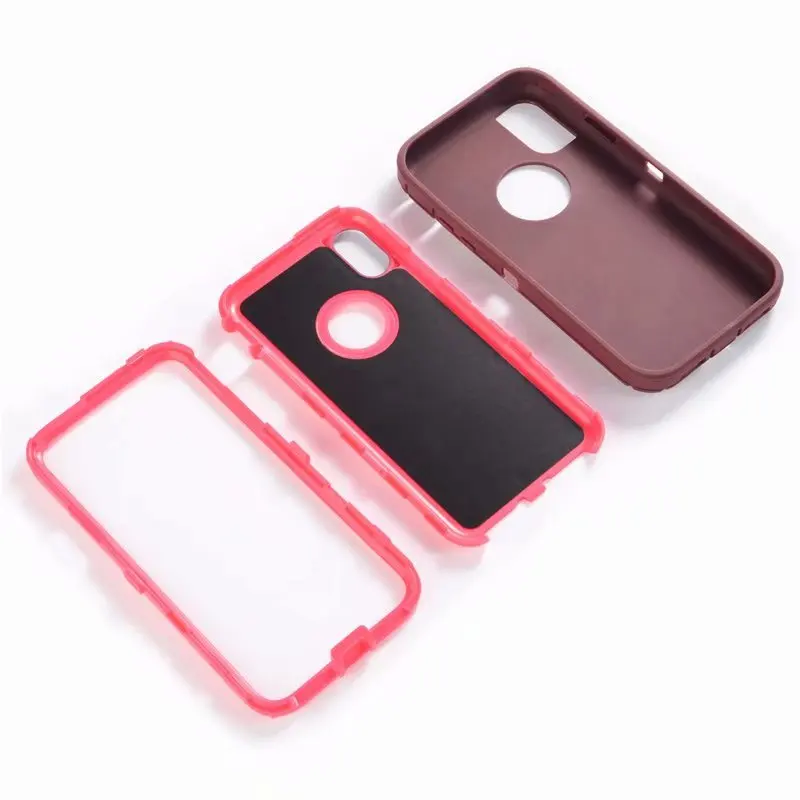 Hybrid Defender Rugged Rubber case for iphone xs max (14)
