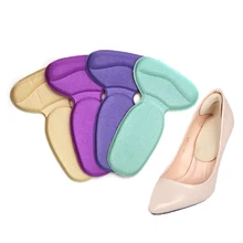 1Pair Soft Heel Cushions Inserts For font b Shoes b font Woman Soft Insole Foot Heel