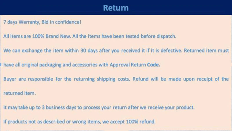 return
