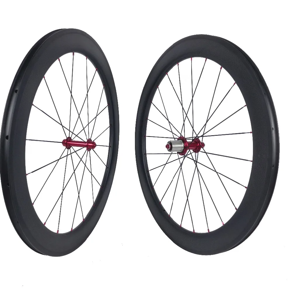 Powerway Ceramic Hub R13 Carbon Road Bike Wheels Depth 30mm 38mm 45mm