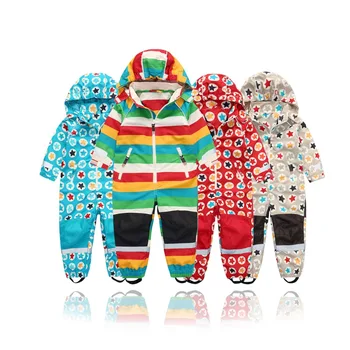 

Onesies boys and girls outdoor clothing inner mesh piece clothing children thin ski suit,Children's outdoor coverallsRiding suit