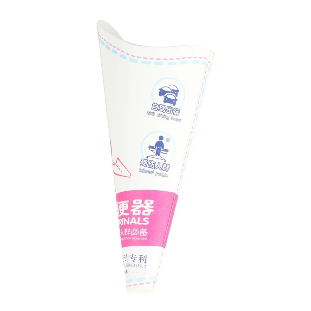 

10pc/lot Disposable Paper Urinal Woman Urination Device Stand Up Pee for Camping Travel Portable Female Outdoor Toilet Tool