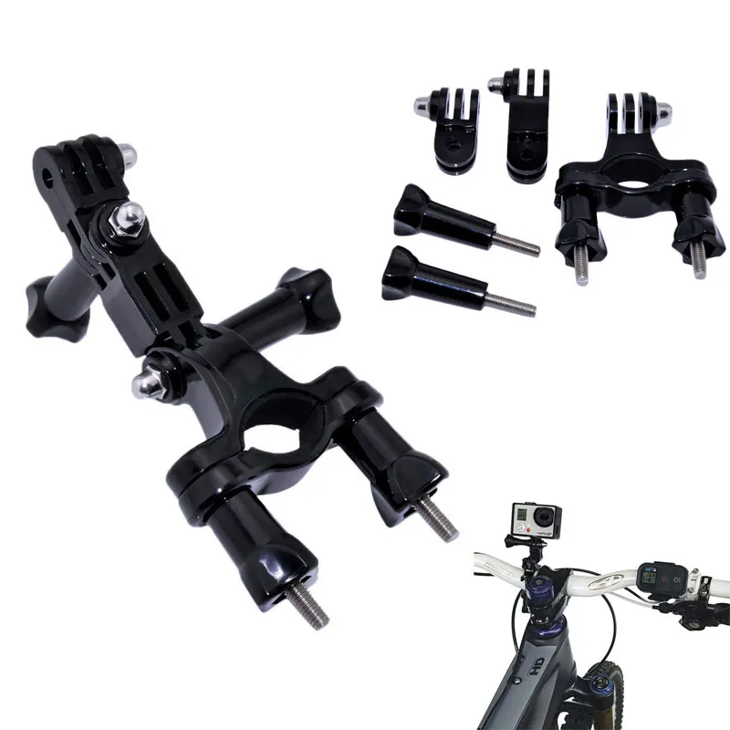 

Go Pro Bike Bicycle Handlebar Pole Adjust Holder for GoPro Hero 7 6 5 4 Xiaomi Yi 4K Eken H9 H9r Mount Accessories