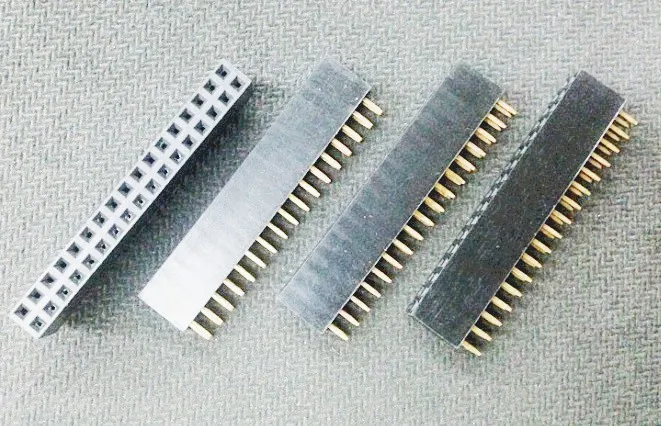 10 шт. двухрядные штырьковые разъемы 0 100 мм 2x17 P 34 контакта|header female|header pin femalesocket pcb |