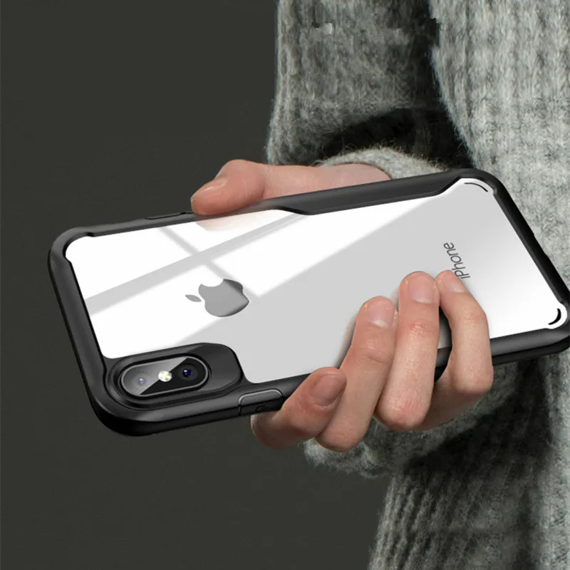 

Phone Case For iPhone 5 5S SE 6 6S 7 8 Plus X XR XS Max Cases Full Protection Armor Back Cover For iPhone XR Transparent Funda