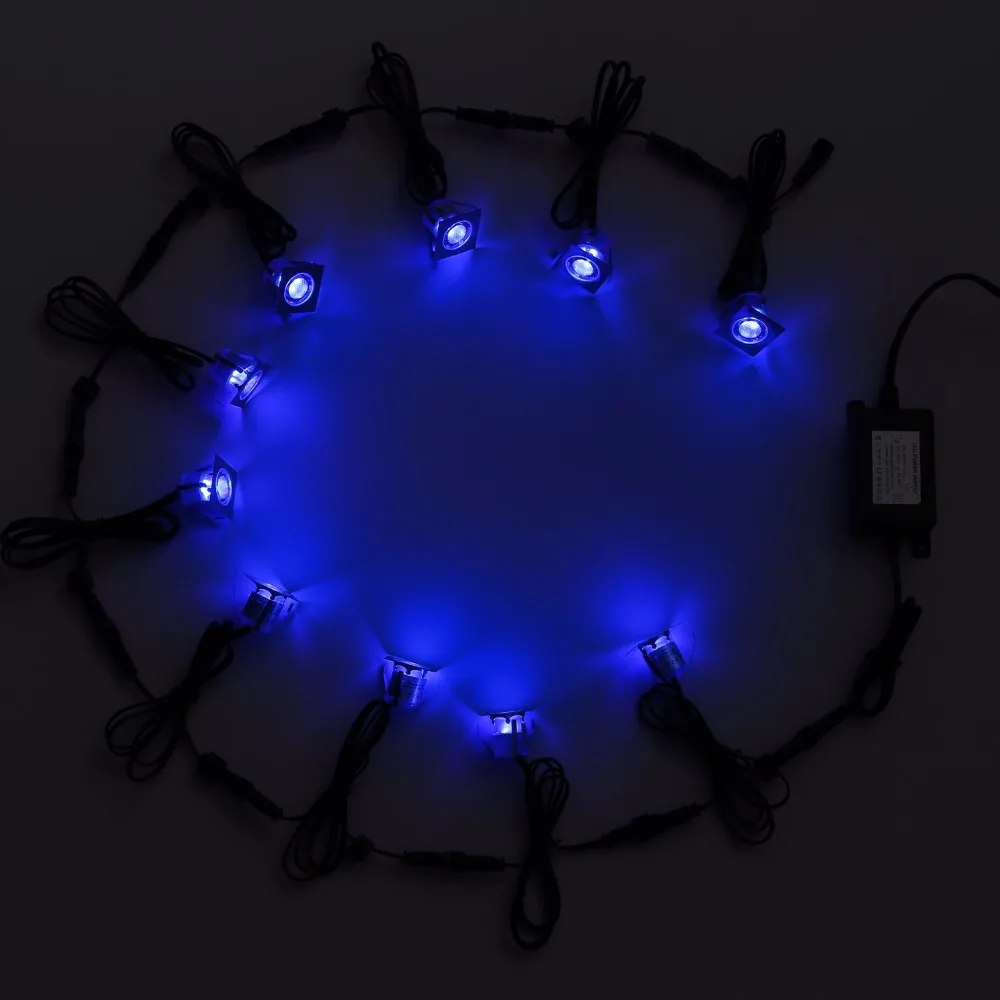 Mesa de Palco Decorado ao ar Luzes de Parede Qaca Top Quality Chão Livre Recesso Lâmpadas Altamente Eficiente Estável Dc12v B113-30 30 Pçs - Set 21 Cheap Lâmpadas subterrâneas