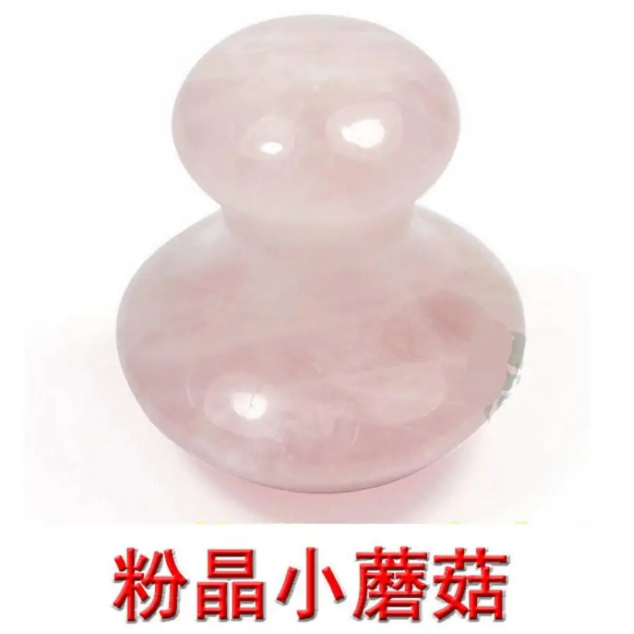 1PCS Pink Crystal Mushroom Jade Stone Gua Sha Facial Massage Tool Relaxation font b Health b