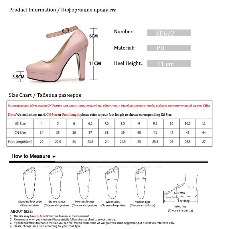 Женские туфли на высоком каблуке 11 см; пикантные Туфли на каблуке с пряжкой и ремешком; сезон весна; Модные женские рабочие туфли на платформе; chaussures femme; SE622