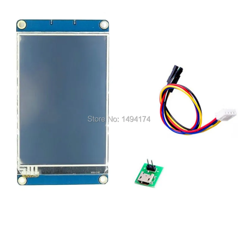 WQScose Q8S-200 Nextion 3 5 дюймовый TFT сенсорный экран UART HMI Интеллектуальный ЖК-модуль