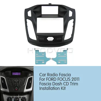 

YMODVHT 173*98MM Car Radio Fascia for FORD FOCUS 2011 Stereo Panel Dash Mount Trim Installation Kit Frame