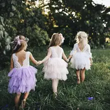 baby dresses girl Wedding Party Kids Flower baby girl dress Layered Tulle Open Back Sleeveless Ball gown dresses clothes summer baby dresses girl Wedding Party Kids Flower baby girl dress Layered Tulle Open Back Sleeveless Ball gown dresses clothes summer