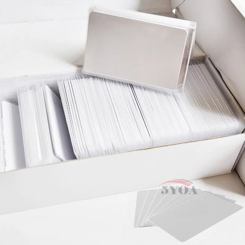 

1000pcs/Lot RFID Card 13.56Mhz MF S50 Proximity IC Smart Card Tag 0.8mm Thin For Access Control System ISO14443A