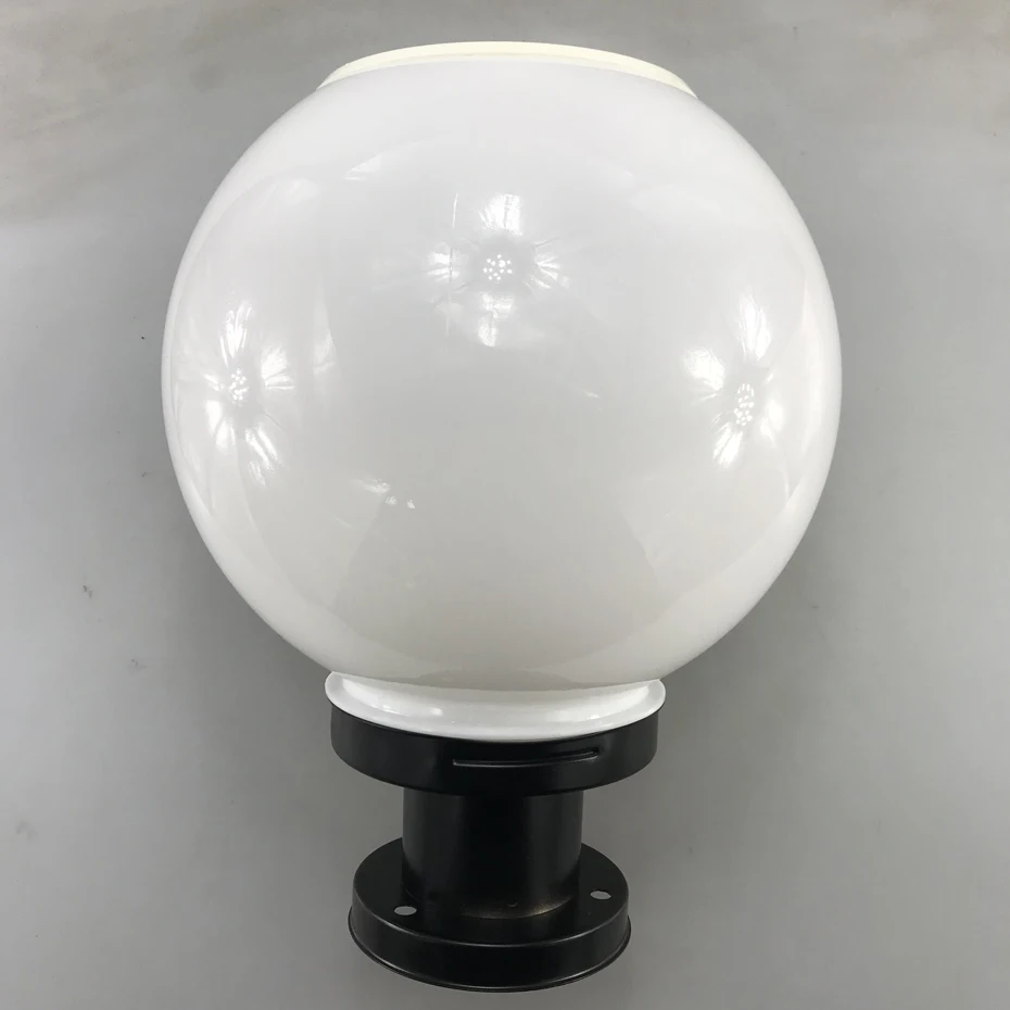 Redonda de Aço Livre à Prova Luz ao ar Luz para Jardim Criativo Bola Inoxidável Solar Dwaterproof Água 18 Led Coluna Cabeça Villa Pilar Jardim Pós 11 pós luz ao ar livre à prova