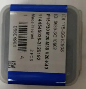 

ISCAR 2PCS CARBIDE INSERT IDI 175-SG IC908